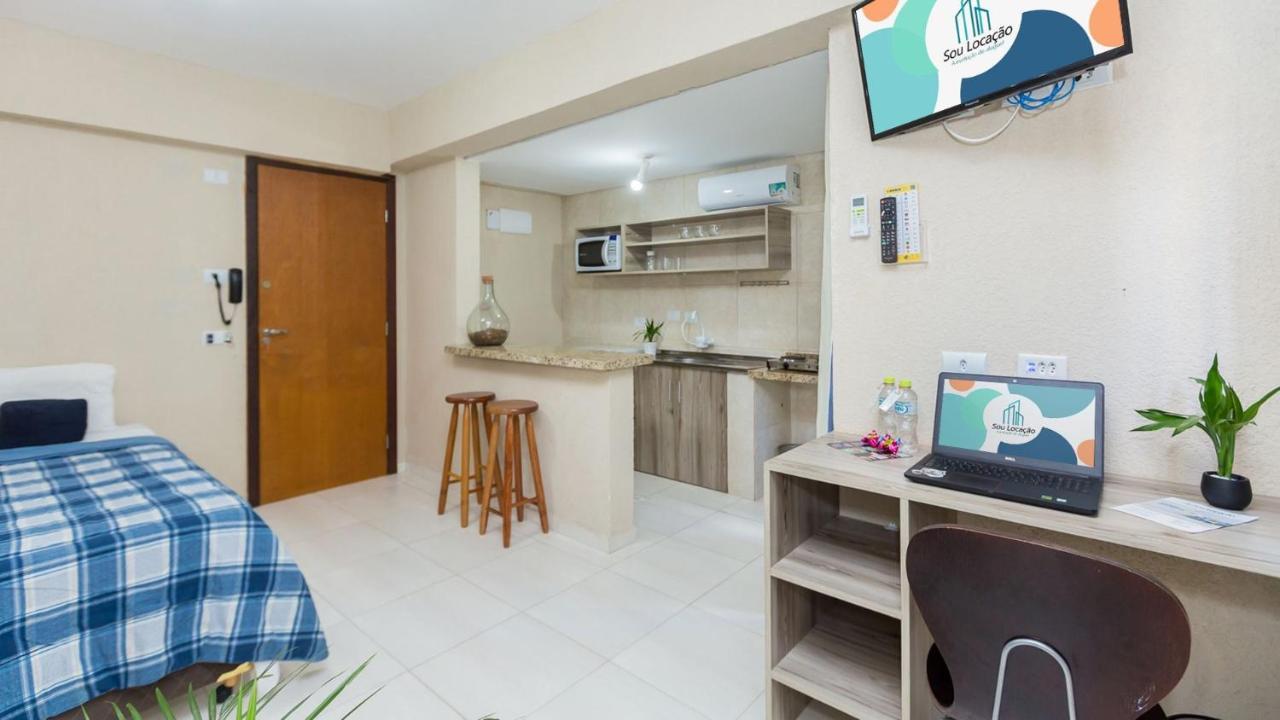 Estudios Confortaveis Com Precos Acessiveis Totalmente Mobiliados Curitiba Exterior photo